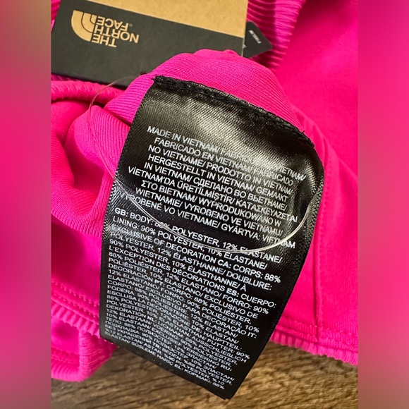 The North Face Women’s Guide Forward Rib Tanklette in Pink Glo Small, Pink Tank - Picture 6 of 7